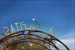 Las Milpitas entrance sign